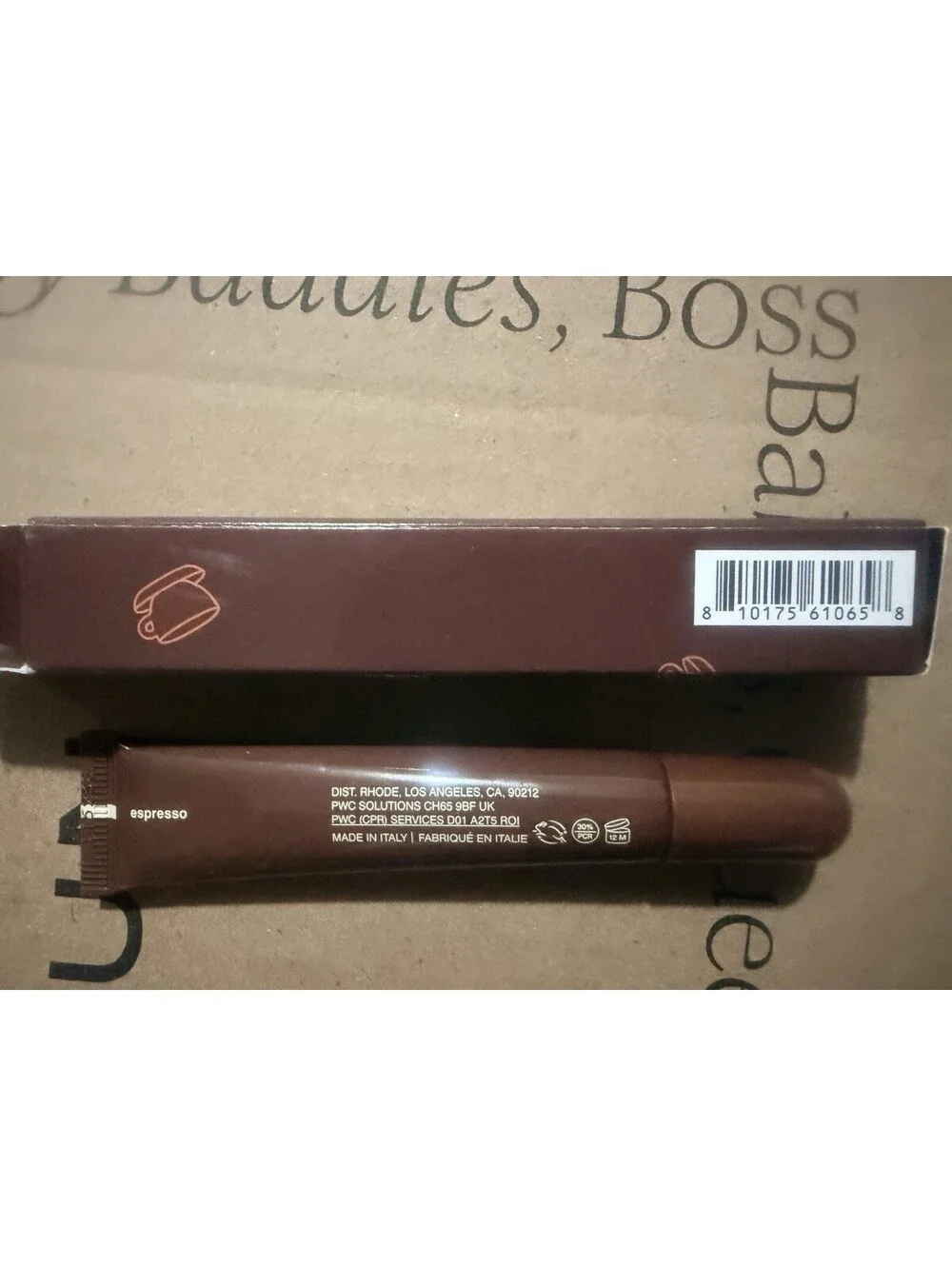 LIMITED EDITION rhode Peptide Lip Tint Espresso Scented 10mL 0.3 fl oz NEW